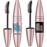 Renas Store Maybelline New York Lash Sensational Yelpaze Etkili Suya Dayanıklı Siyah Maskara & Lash Sensational Yelpaze Etkili Intense Black Maskara - Ekstra Siyah Makyaj Seti