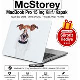 Renas Store Mcstorey MacBook Pro 15 Köpek Desenli Kılıf A1707 A1990 Uyumlu Baskılı Sert Kılıf Ince Hafif Koruyucu Kapak R-272
