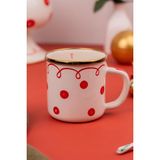 Renas Store Merry Dots Yılbaşı Temalı Emaye Kupa
