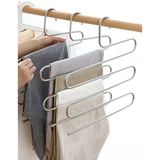 Renas Store Metal 5 Katlı Pantolon & Şal Askısı Çoklu Askılık Dekoratif Akıllı Düzenleyici