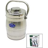 Renas Store Metal Kova 3lü Sefer Tasi Saklama Kabi 1.6lt (5047)