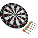 Renas Store Mey Ithalat® Şık Tasarımlı Dart Tahtası 12 Inç Dayanıklı Ahşap Gövde