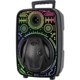 Renas Store Mey Ithalat® Taşınabilir Bluetooth Speaker Mikrofonlu Rgb Işıklı Karaoke Ses Sistemi