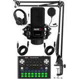 Renas Store Midex MX-2020 Compact Set-1 Efektli Ses Kartı Mikrofon Stand Seti (Pc ve Telefon)