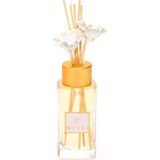 Renas Store Missi 180 ml Kare Şişe Ekru Çiçek Bambu Çubuklu Vanilya Sandal Oda Kokusu