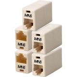 Renas Store Mn6 M14 5 Adet RJ45 Ethernet Kablo Birleştirici, Cat5 CAT5E Cat6 Uyumlu Dişi Dişi Lan Kablo Uzatma Aparatı