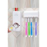Renas Store Mobee Dekoratif Ev Banyo Diş Macunu Sıkacağı ve 5 Li Fırça Tutucu