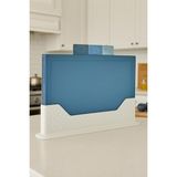Renas Store Moi Ocean 4 Parça Plastik Kesme Tahtası Seti, Standlı, Renkli, Hijyenik, Kaymaz 3 Adet Gıda Hazırlama Tahtası, 31X20 Cm, Sebze Et Balık Kesim Tahtası, Mutfak Düzenleyici Organizer