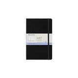 Renas Store Moleskine Art Collection, Japon Albümü, Sert Kapaklı Eskiz Defteri, Kalemler, Pastel ve Kömür Için Uygun, Büyük Format 13 x 21 Cm, 48 Sayfa) Siyah
