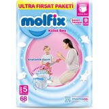 Renas Store Molfix Külot Bez 5 Beden Junior Ultra Fırsat Paketi 68 Adet
