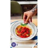 Renas Store Mood Emaye Çukur Makarna ve Salata Tabağı