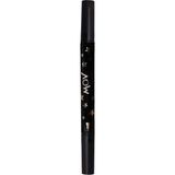 Renas Store Mov Çift Uçlu Siyah Eyeliner, Ince Uç ve Damga Uçlu, Yüksek Pigmentasyon, Suya Dayanıklı, Dermatolojik Test Edilmiş, Pratik Göz Makyaj Kalemi