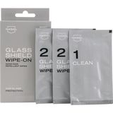 Renas Store Nasiol Glasshield Wipe On Araç Nano Yağmur Kaydırıcı ve Su Itici Mendil 1 Yıl Etkili Cam Bakımı, Cam Yüzey Yağmur Tutmaz Nano Kaplama, Far, Ayna Sıvı Kaydırıcı