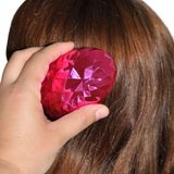 Renas Store Neon Pembe Düzleştirici Tarak Geniş Aralıklıher Saç Tipine Uygun Fırçalı Saç Düzleştirici