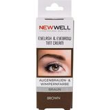 Renas Store New Well Kaş ve Kirpik Boyası - Kahverengi 1 Paket (1 x 65 G)