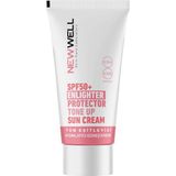 Renas Store New Well Tüm Ciltler Için Ton Eşitleyici Yüksek Korumalı Spf+50 Aydınlatıcı Pembe Yüz Güneş Kremi 50 Ml. T