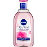 Renas Store Nıvea Aqua Rose Organik Gül Suyu Içeren Micellar Makyaj Temizleme Suyu 400 Ml,nemlendirici, Günlük Makyaj, Yüz, Göz ve Dudak