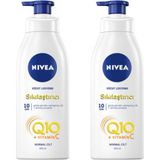 Renas Store Nıvea Nbody Q10 Sıkılaştırıcı Vücut Losyonu Pompa 400ML 2 Adet