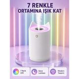 Renas Store Oda Nemlendirici LED Işıklı Ultrasonik Buhar Makinesi Aroma Difüzör