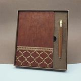 Renas Store Öğretmenler Günü Hediyesi Kutulu Deri Defter Kalem Seti