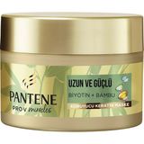 Renas Store Pantene Saç Bakım Maskesi Uzun ve Güçlü, Keratin Koruyucu, Dökülme Karşıtı, Bambu + Biyotin, 160 ml