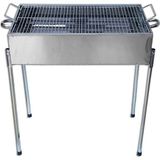 Renas Store Paslanmaz Mangal Portatif Ayaklı - Standlı 70CM (5528)