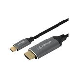 Renas Store Paugge USB C To HDMI Kablo - 8K60Hz, 4K 144Hz/120Hz/60Hz, Thunderbolt 5/4/3 Uyumlu, HDMI 2.1, Hdr, Hdcp2.3, Dsc, 2 Metre (CHD21-PRO)