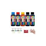 Renas Store Perfection Epson Uyumlu 664 L550, L555, L565, L605 Tanklı Yazıcı Mürekkep Seti 5 x 100 Gr.