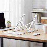 Renas Store Plastik Katlanır Tablet Standı – Ayarlanabilir Açılı, Taşınabilir Masaüstü Telefon ve Tablet Tutucu Stand (5047)