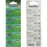 Renas Store Poundmax 5 Adet CR1632(DL1632) 3V Düğme Pil (Akıllı Ev Aletleri,araba Anahtarları,terazi,uzaktan Kumanda,bilgisayar Anakartları Için