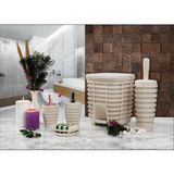 Renas Store Primanova M-SAS06-09 Palm 5 Li Banyo Seti, Bej