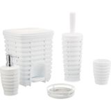 Renas Store Primanova Palm 5 Li Banyo Seti, Beyaz