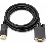 Renas Store Primex PX-1256 1.5 Metre Displayport To VGA Kablo, Dp Erkek To VGA Erkek Çevirici Kablo, Displayport Bilgisayar Laptop Ekran Kartından VGA Monitöre Görüntü Aktarım Kablosu