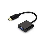 Renas Store Primex PX-1320 Displayport To VGA Aktif Dönüştürücü, Dp Erkek To VGA Dişi Görüntü Çevirici Adaptör, Pc Anakart Ekran Kartı Displayport Çıkışından VGA Monitör Projeksiyon Bağlantı Aparatı, 20 cm