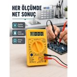 Renas Store Profesyonel Dijital Multimetre Volt Amper Direnç Ölçümü Yeni Nesil