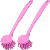 Renas Store Promosyonca Lavabo Temizleme Fırçası, 2 Adet (Pembe)