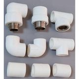 Renas Store Pvc Boru, Pprc Kalorifer Doğalgaz Su Tesisatı Bağlantı Parçaları Seti, 20MM x 1/2 Inç, 9 Parça