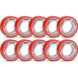 Renas Store Rayno Ptfe Teflon Bant 10 Adet 8mm x 12M | Su ve Gaz Tesisatı Için Sızdırmazlık Bandı | Yüksek Dayanım 10 Adet