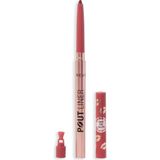 Renas Store Revolution Beauty, Pout Bomb Plumping Lipliner, Uzun Süreli, Hiyalüronik Asit ve E Vitamini ile Şekillendirir, Vegan ve Hayvanlar Üzerinde Denenmemiştir, Yanık Kiraz Kırmızısı