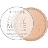 Renas Store Rimmel London Stay Matte Pressed Powder Pudra 005-SILKY Beige
