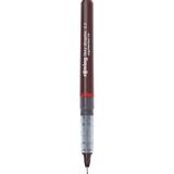 Renas Store Rotring 1904753 Tikky Grafik Fiber Uçlu Kalem, Siyah Mürekkep, Kahverengi Gövde, 0.3 mm