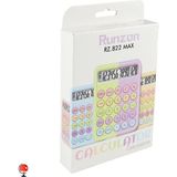 Renas Store Runzon Renkli Hesap Makinesi Yuvarlak Uçlu 12 Hane Mavi RZ-822 (5528)
