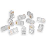 Renas Store S-Link COB8P 50'li Paket Cat5 Cat6 RJ45 Jack Ethernet Internet Modem Kablosu Soketi Network Tüm Cat5 Cat6 Uyumlu Soket RJ45 Jack