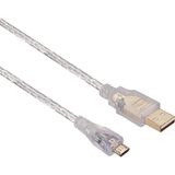 Renas Store S-Link SLX-420 Ps4 Kol Şarj Kablosu, 1.5 Metre Micro USB Şarj ve Data Kablosu, 2000MA Usb-A To Micro USB Kablo, Dualshock 4 Oyun Kolu Telefon Tablet Araç Kamerası ve Uyumlu Cihazlar Için Şeffaf Kablo