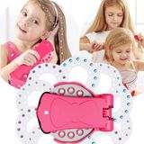 Renas Store Saç Parıltılı Pullu Kit - Saç Parıltılı Yama, Damga ve Zımba Aleti ile Saç Bedazzler Kiti. Kolay Saçlar Parıltılı Saçlar Parıltılı Damgalama - 180 Adet Parıltılı Pullar
