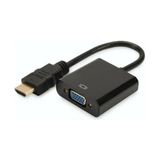 Renas Store Sanec HDMI To VGA Kablo Çevirici Dönüştürücü Görüntü Siyah