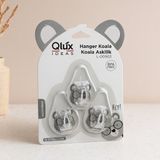 Renas Store Şeffaf Yapışkanlı Askı 3'lü (Koala Tip)