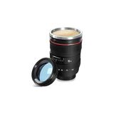 Renas Store Senon Objektif Kupa Lens Kupa Kahve ve Çay Için Termos Kupa Fotoğraf Tutkunları Için Dekoratif Hediyelik 350 ml (Cam Kapak)