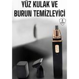 Renas Store Seyahat Tipi Mini Taşınabilir Siyah Burun Kulak Yanak Kıl ve Tüy Temizleme Makinesi