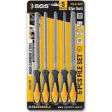 Renas Store Sgs 5 Parça Profesyonel Eğe Seti, Metal, 200 Mm, SGS1359
